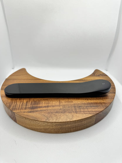 right side of black obsidian incense holder